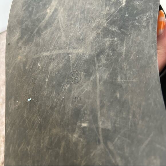 The Row Ginza Leather and Suede Platform Flip Flops - 40 - Picture 9 of 11